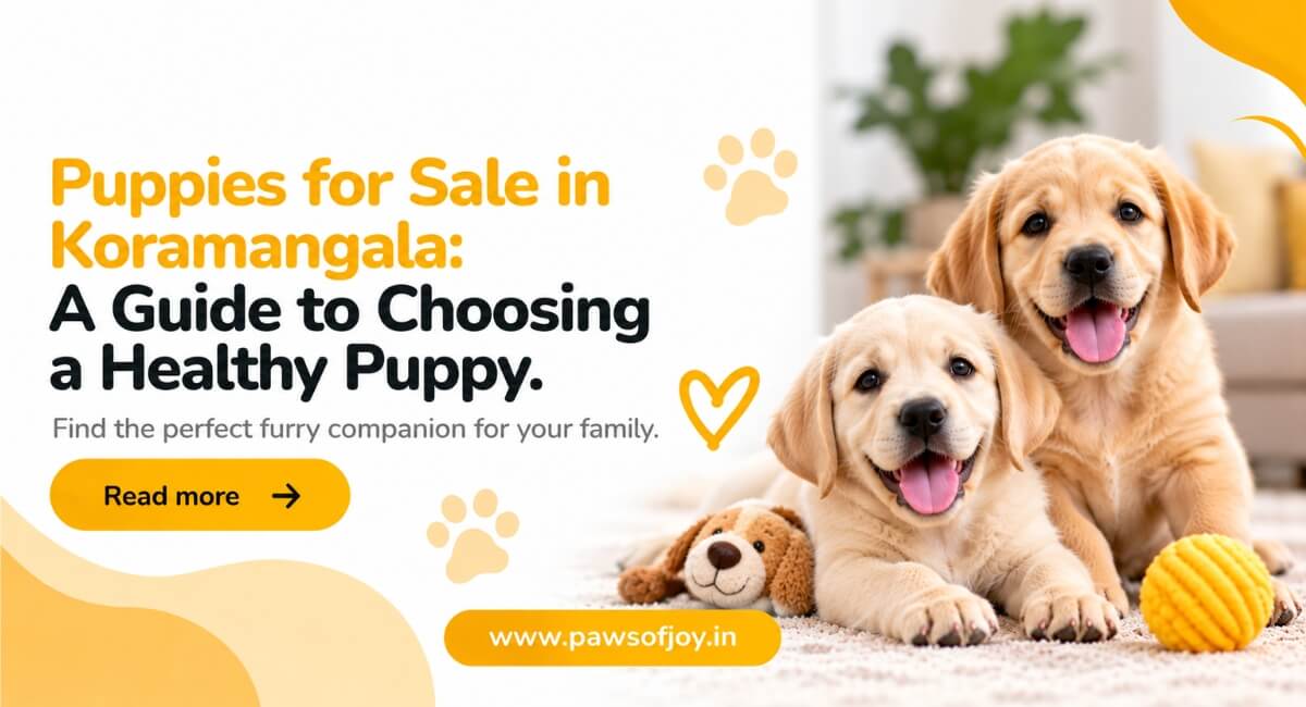 Puppies for Sale in Koramangala: A Guide to Choosing a Healthy Puppy