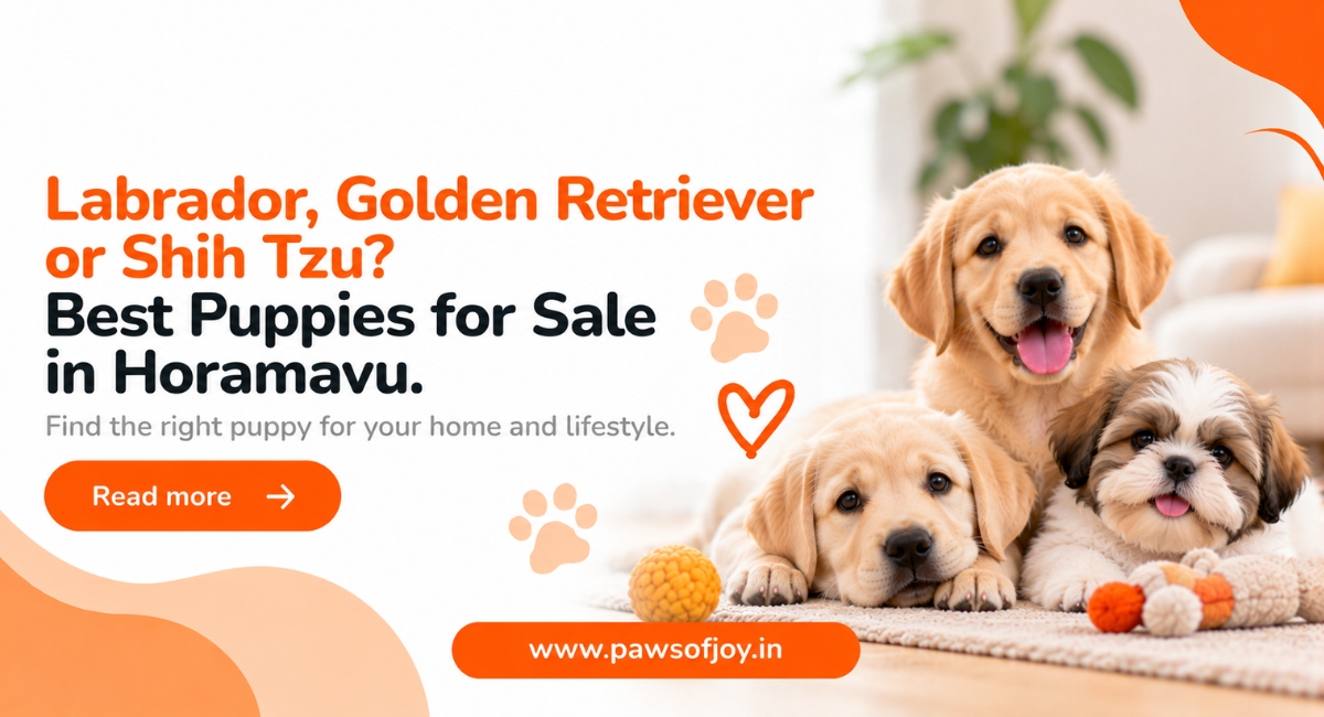 Labrador, Golden Retriever or Shih Tzu? Best Puppies for Sale in Horamavu