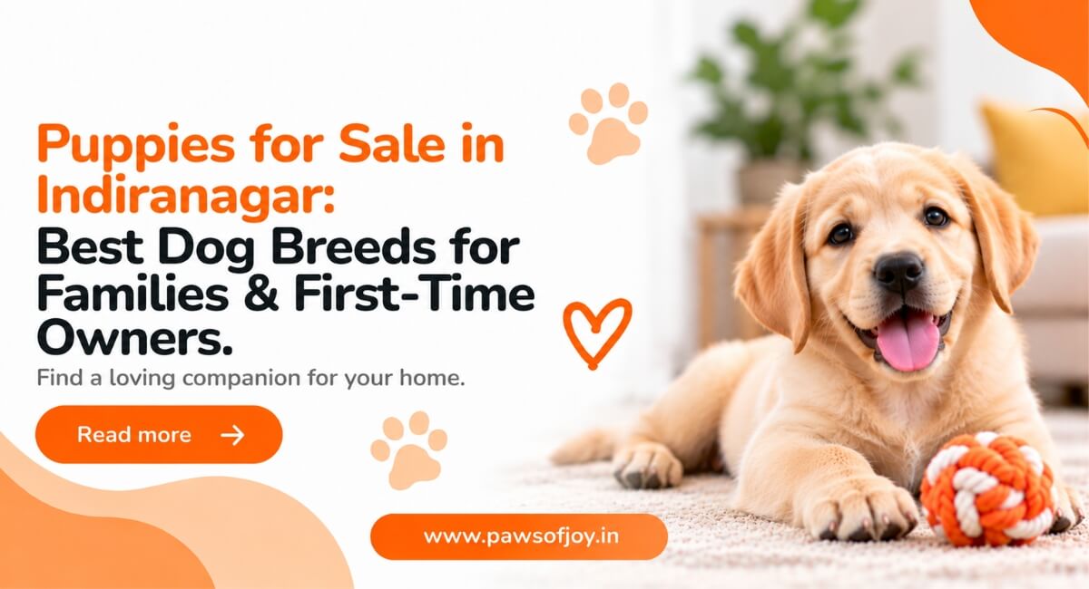 Puppies for Sale in Indiranagar: Best Dog Breeds for Families & First-Time Owners