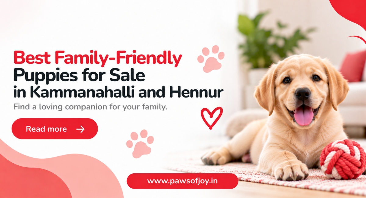 Best Family-Friendly Puppies for Sale in Kammanahalli and Hennur